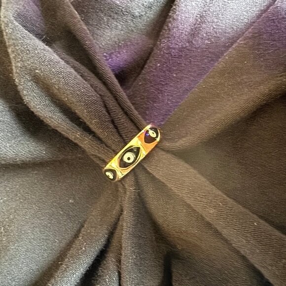 Adjustable Evil Eye Ring - Picture 5 of 7
